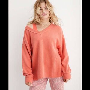 Aerie Wonder Textured V-Neck Sweater